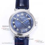 V9 Factory V9 Breguet Marine 5517 Blue Textured Dial Stainless Steel Case 40mm Automatic Watch